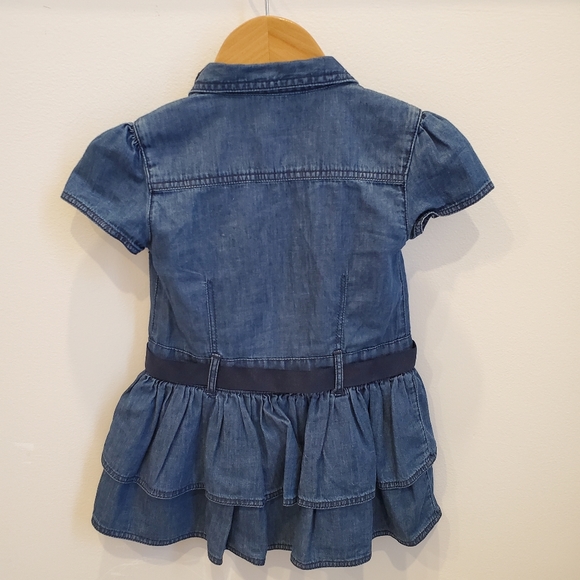Baby girl's Denim dress and Bloomer Set - Picture 4 of 6